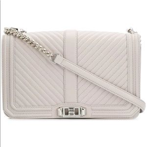 Rebecca Minkoff Love Slim Crossbody Grey Bag